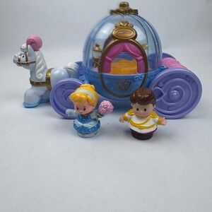 Fisher Price Little People Cinderella Musical Carriage 2012 Cinderella Prince